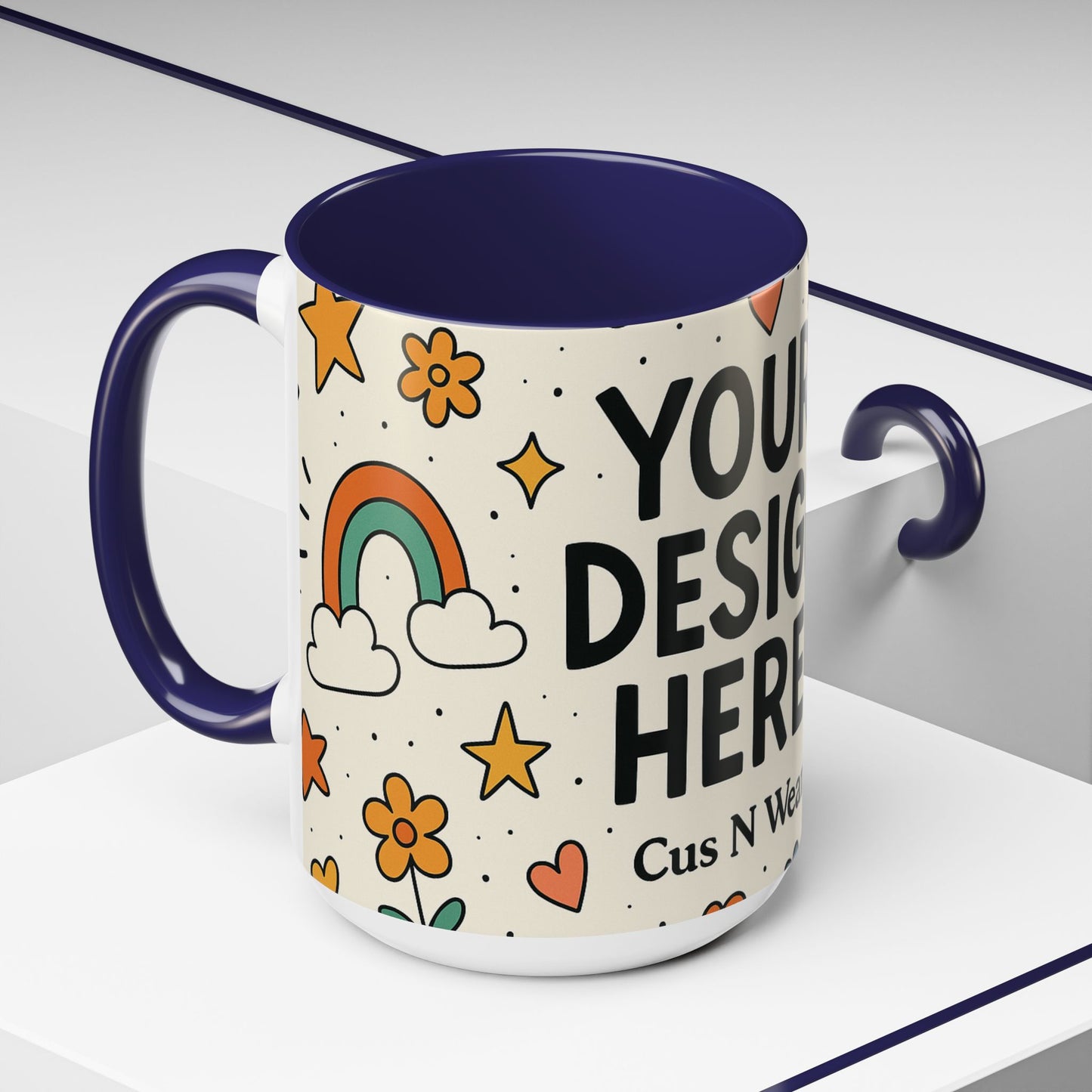 Whimsical Custom Photo Mug – Personalized, Colorful& Fun| Perfect Gift & Keepsake