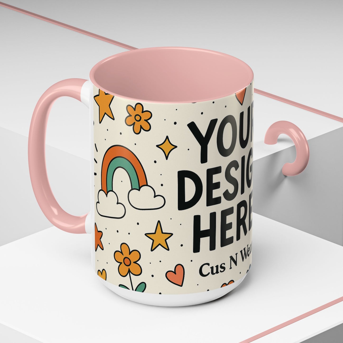 Whimsical Custom Photo Mug – Personalized, Colorful& Fun| Perfect Gift & Keepsake