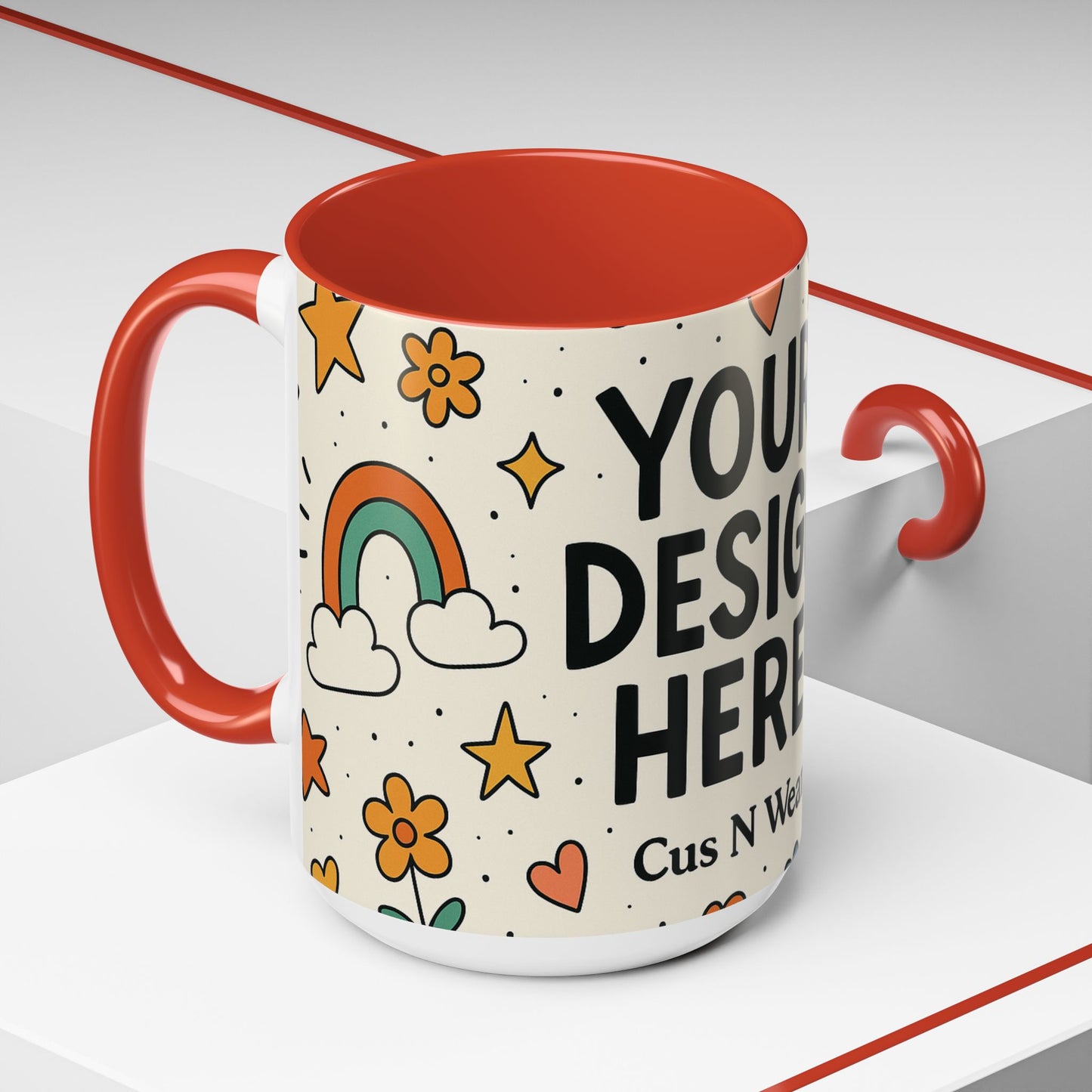 Whimsical Custom Photo Mug – Personalized, Colorful& Fun| Perfect Gift & Keepsake