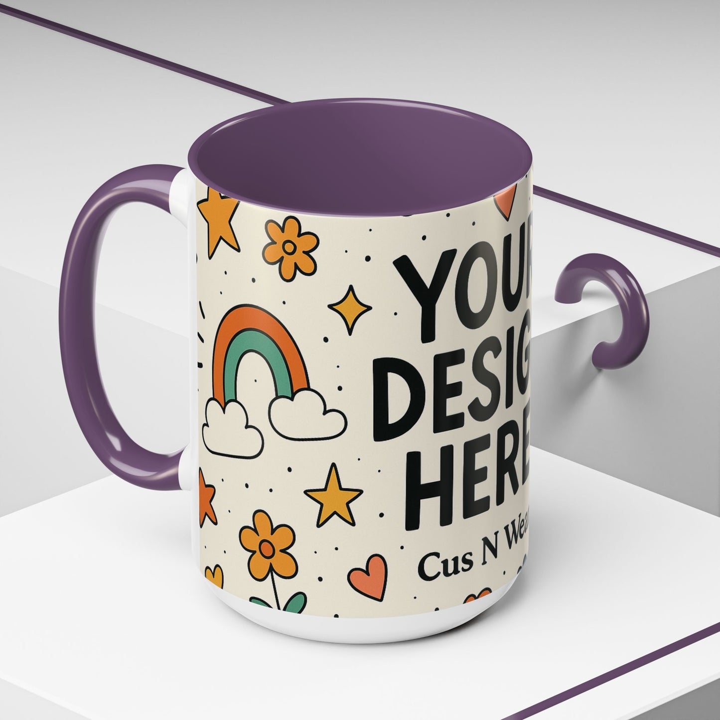 Whimsical Custom Photo Mug – Personalized, Colorful& Fun| Perfect Gift & Keepsake