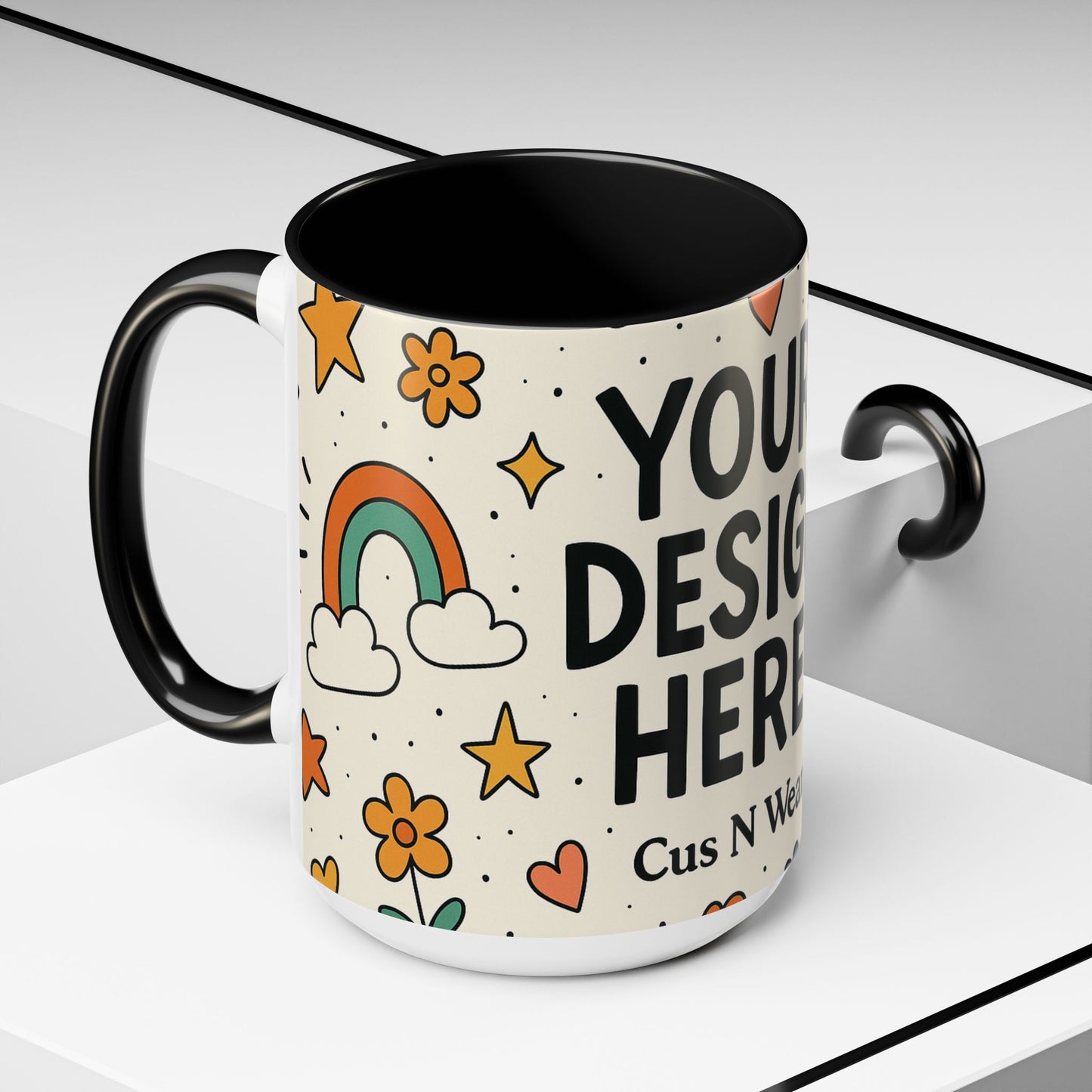 Whimsical Custom Photo Mug – Personalized, Colorful& Fun| Perfect Gift & Keepsake