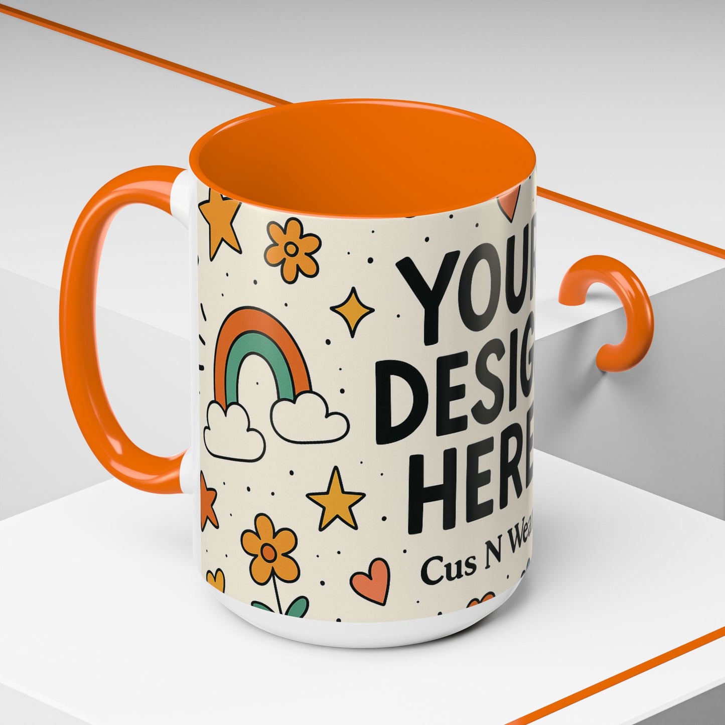 Whimsical Custom Photo Mug – Personalized, Colorful& Fun| Perfect Gift & Keepsake