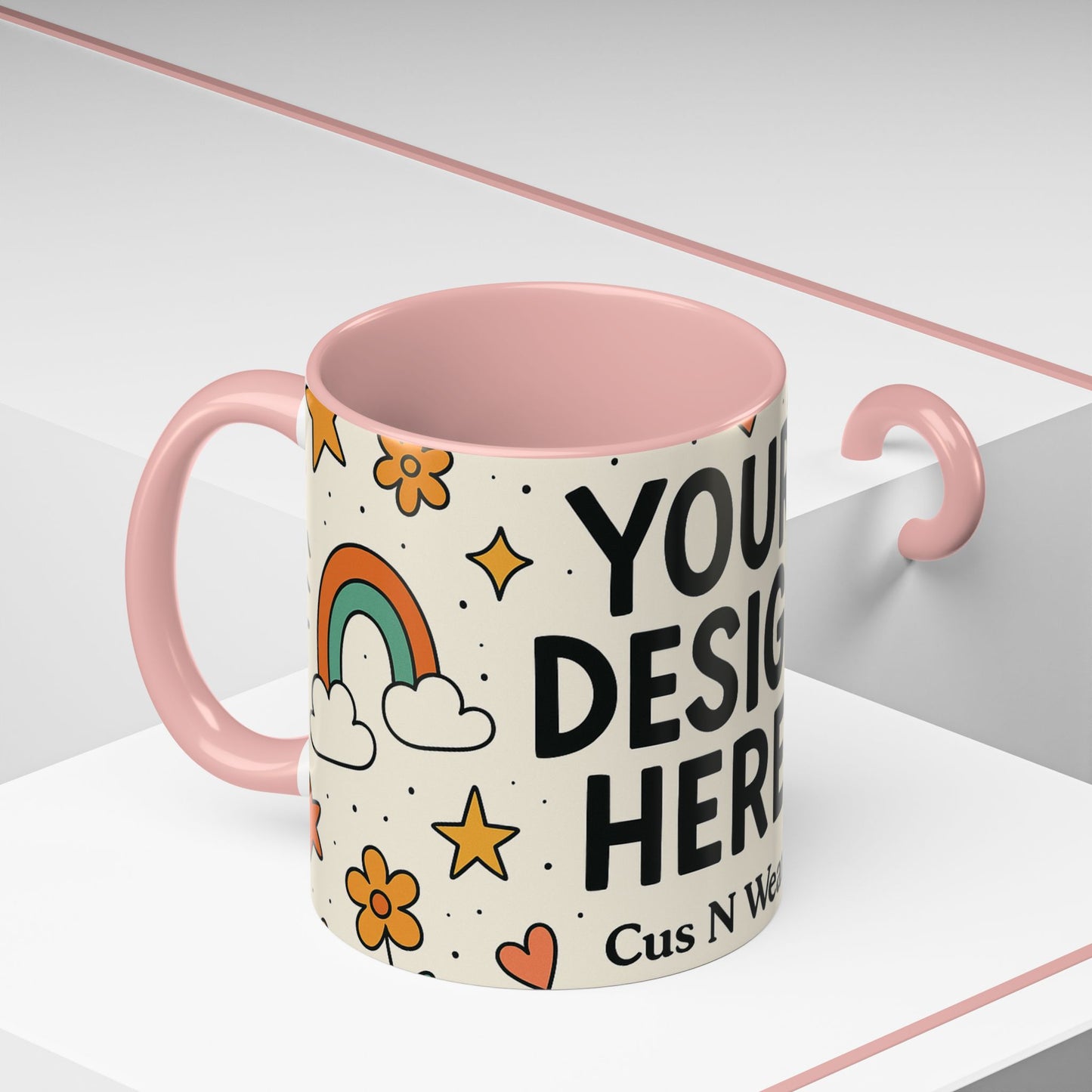 Whimsical Custom Photo Mug – Personalized, Colorful& Fun| Perfect Gift & Keepsake