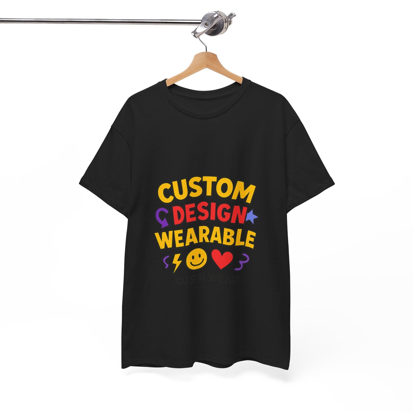 Custom Design Wearable Unisex Heavy Cotton Tee - Personalized Graphic Shirt, Unique Gift, Casual Wear, Birthday Gift, Fun Tee