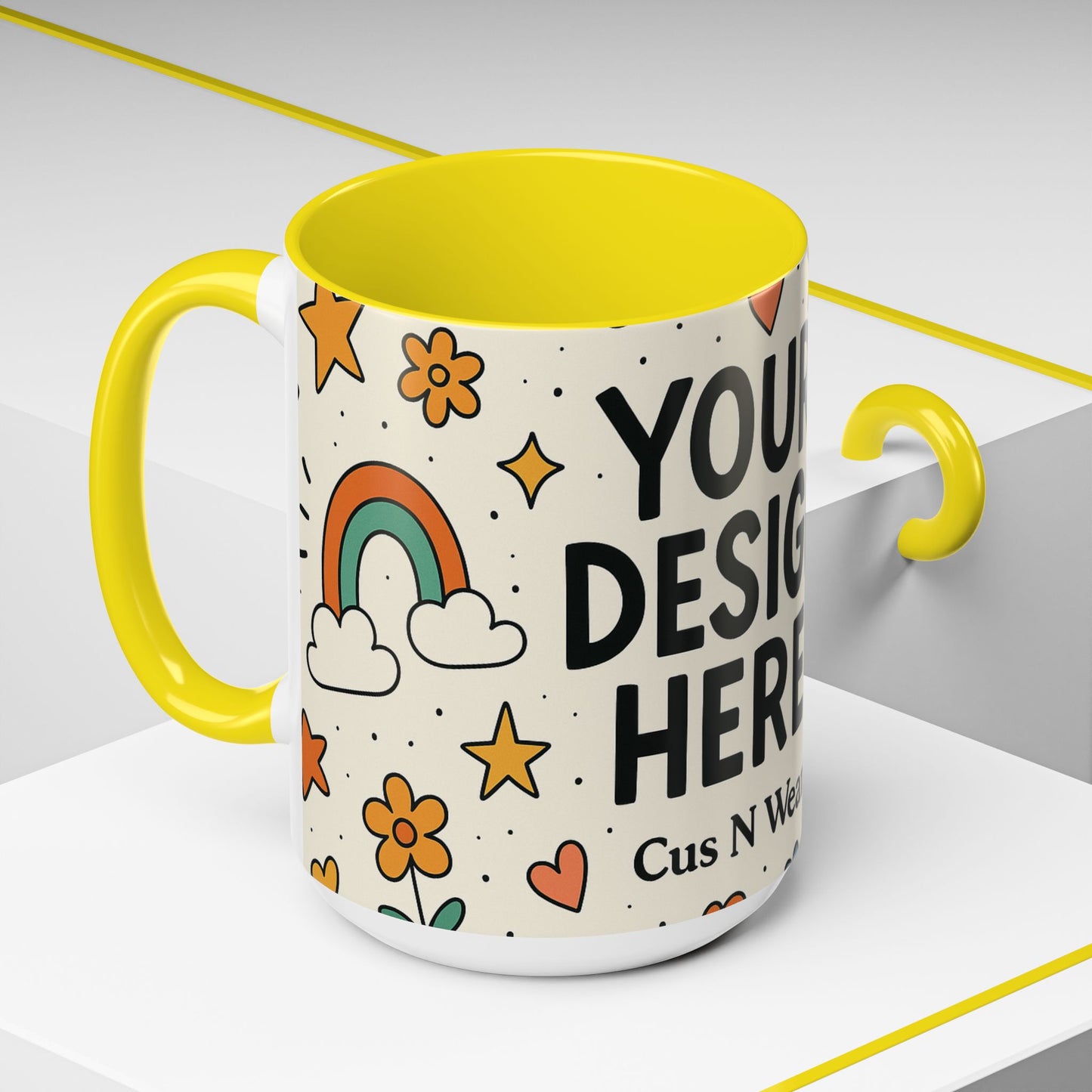 Whimsical Custom Photo Mug – Personalized, Colorful& Fun| Perfect Gift & Keepsake