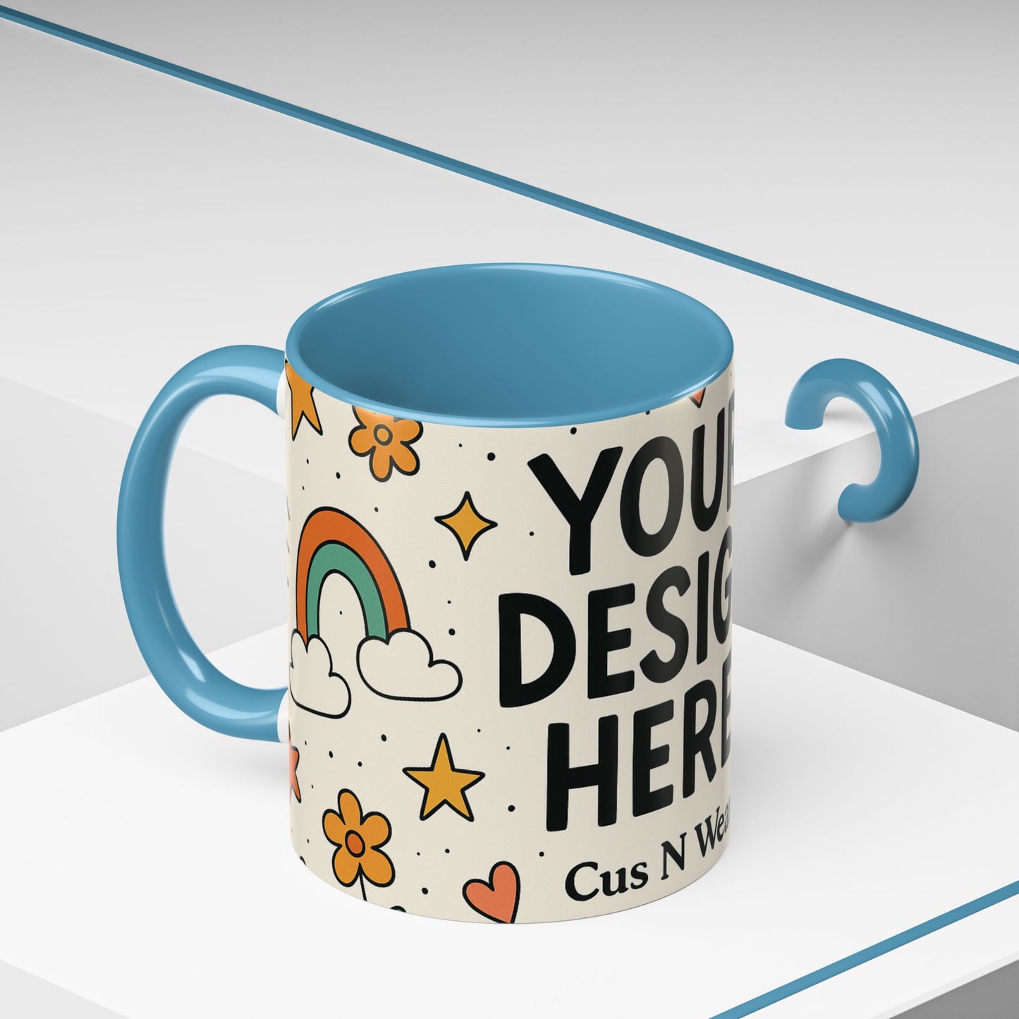 Whimsical Custom Photo Mug – Personalized, Colorful& Fun| Perfect Gift & Keepsake