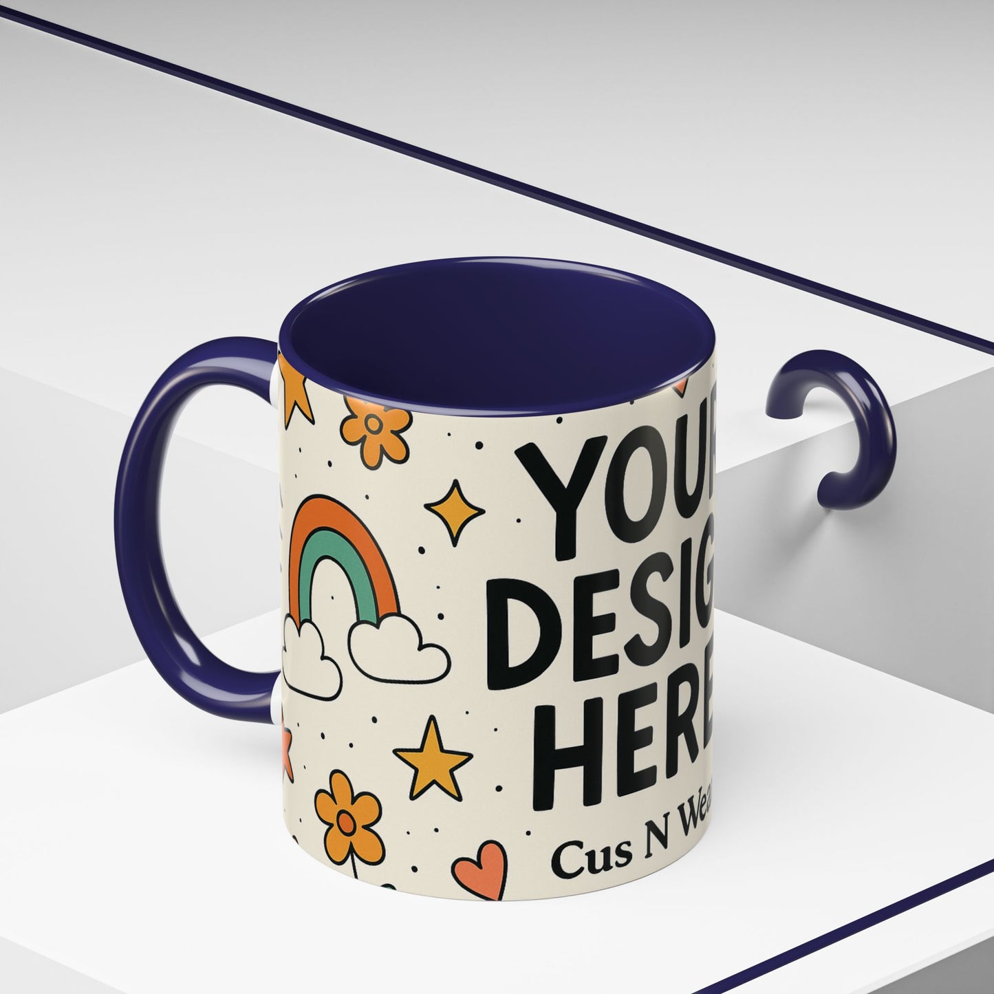 Whimsical Custom Photo Mug – Personalized, Colorful& Fun| Perfect Gift & Keepsake