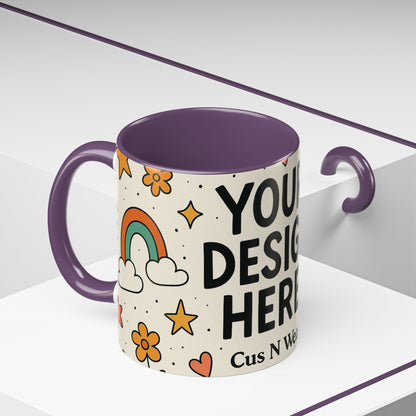 Whimsical Custom Photo Mug – Personalized, Colorful& Fun| Perfect Gift & Keepsake